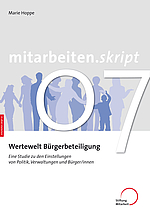 Cover skript 07: Wertewelt Bürgerbeteiligung