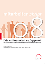 Cover skript 08: Zwischen Erwerbsarbeit und Engagement